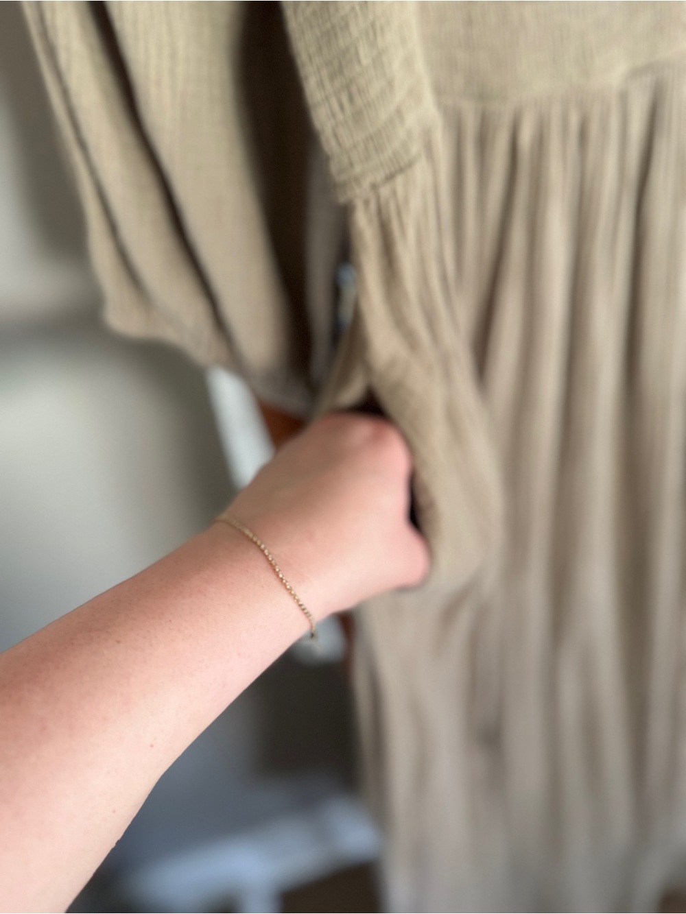 Neuflora "Hartselle Dress" in Taupe - Picture 7 of 15